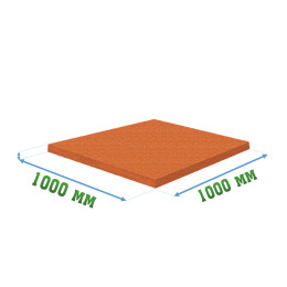Покрытие для тира 1000x1000x20мм