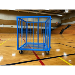 Корзина для мячей на колесиках