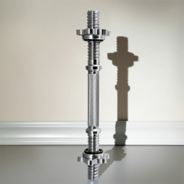 Гриф с гайками хромированный (d 25) 41 см