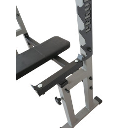 Скамья для жима лежа с подстраховкой MironFit Rk-01 (Серия РЕКОРД)